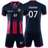 LAIFU Completo Calcio Maglia Personalizzabile Nome Numero Logo Maglie da Calcio Personalizzata Taglie da Bambino e Adulto Maglie (Blu Zaffiro)