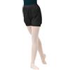 s.lemon Donna Pantaloni Sudarella Danza Riscaldamento Danza Pantaloncini con Elastico Vita Nero 175