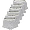 Sloggi 3-6 Pezzi Boxer Uomo Cotone Elasticizzato - Boxer Uomo Aderenti Boxer Uomo Elastico Esterno Art Basic Short (L, 6 Pezzi-Grigio)