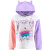 DREAMWORKS GABBY'S DOLLHOUSE Gabby's Dollhouse Felpa per Ragazze, Pullover con Cappuccio 3D per Bambine, Taglie 3 a 8 Anni (IT, età, 6 Anni, Regular, Multicolore)