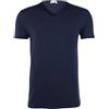 Liabel 3 t-Shirt Corpo Uomo Bianco Caldo Cotone Mezza Manica Scollo a Punta 02828/e53