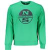 NORTH SAILS FELPA SENZA ZIP UOMO VERDE