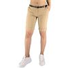 JOPHY & CO. Pantalone Donna Bermuda con Cintura e Tasche (cod. 3009) (Fango, S)