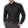 JANEO BRITISH APPAREL Nos Tibi Serviat U Camicia Oxford a Maniche Lunghe da Uomo, Colletto e Tasca con Bottoni, Weekender da Lavoro Casual in Stile Inglese. The English Oxford di Janeo British Apparel.