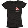 MAKAYA Resident T-Shirt Donna - Umbrella Corporation Maglietta Evil Top