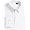 Rfmfkkg Camicie da uomo in fibra di bambù liscia senza tasca Business manica lunga Standard Fit Non-Iron Dress Shirt