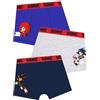 Sonic The Hedgehog Boxer Bambino Set da 3, Mutande Bambino e Mutande Ragazzo con Sonic, Knuckles e Shadow 9-10 Anni