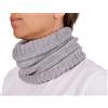Marenza Scaldacollo Misto Cashmere Uomo Donna Made In Italy Sciarpa Anello Cappellino Cachemire Invernale Unisex Lana Merino Nero Grigio Bianco Beige Scialle Calda Taglia Unica Pashmina Coprispalle (Grigio)