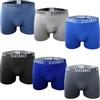 Channo Boxer Aderenti Classici in Cotone, Colori Solidi, Comodi e Morbidi. Collezione Uomo - Confezione da 6, Multicolore A, 4XL