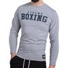 XTREME BOXING - Maglietta Uomo Maniche Lunghe Sportiva in Cotone per Sport Palestra e Il Tempo Libero: T-Shirt Cotone, con Manica, Girocollo, Abbinabile ai Pantaloncini XM800BIS