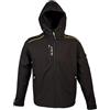 Ergos Workwear JRC BRENTA Giubbotto da uomo con cappuccio in softshell 3 strati impermeabile traspirante multitasche da lavoro