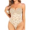 SHEKINI Body Donna Elegante Bodysuit Pizzo Body Contenitivo Modellante Intimo Donna Pancera Contenitiva Shapewear Pancia Piatta Perizoma Body Shaper
