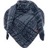 Knit Factory - Lea Sciarpa Triangolare - 190x85 cm | Sciarpa triangolare in maglia da donna - Morbidezza e calore - Misto lana - Scialle versatile per autunno e inverno
