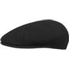 Kangol, Coppola 504, moda giovanile, in 100% pura lana vergine, Nero, taglia M