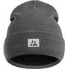 DANISH ENDURANCE Cappello Beanie con Fodera in Pile, Materiali 100% Riciclati, Cappello Invernale Uomo e Donna Grigio Scuro One Size