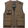 HYCOPROT Gilet da Pesca Uomo Outdoor Viaggio Gilet Casual Senza Maniche per Uomo Leggero Impermeabile Giacca Utility Cargo da Lavoro Cappotto Invernale con 5 Tasche Caccia Escursionismo Arrampicata