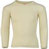 Engel Natur, Maglia intima per bambini in lana merino a maniche lunghe, 100% lana (kbT), naturale, 104