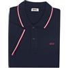 Rifle jeans and jackets Polo Uomo Mezza Manica Corta Sportiva Taglie Forti Oversize Rifle 3XL 4XL 5XL 6X (5XL - Blu)