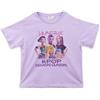 KPop Demon Hunters T-Shirt Bambina [Collezione Premium], Maglietta 100% Cotone Alta qualità, Grafica Huntrix & Saja Boys, Edizione Limitata Fan K-Pop, Taglie 6-14 Anni