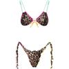 F**K Bikini Donna Triangolo con Slip Regolabile Fantasia SW0120-X02