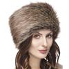 Futrzane Classic Cappello Cosacco - Colbacco Pelo Donna di Pelliccia Sintetica (XL, Marrone Classic)