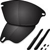 Saucer Lenti di ricambio premium e kit di gomma per occhiali da sole Oakley Fast Jacket OO9097