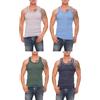 Cocain underwear 4 | 6 | 12 | Camicie da uomo colorate | Canottiera da uomo | Canottiera da M a 7XL, Confezione da 4 canottiere, 7XL