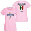 D&Vlab Maglietta Donna Celebrativa Campione d'Italia Campionato 2026 Interisti, T-Shirt Calcio in Cotone 100%, Maglia Personalizzabile per Tifosi Supporters Ultras Nerazzurri (Rosa)
