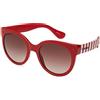Havaianas Sunglasses Noronha/M Occhiali da sole, Occhi di gatto, 52, Dkred Str
