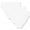 Sloggi Slip da Donna 100 Tai 3PK Tinta Unita (Confezione da 3), Bianco (Bianco), 48