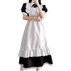 Duohropke Dirndl da donna, abito da cameriera francese, abito da cosplay, abito sexy Lolita per l'Oktoberfest, abito midi Dirndl, abito festivo barocco, costume da cameriera
