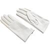 WENH Guanti in pelle di pecora da donna, autunnali, caldi, foderati in pile, alla moda, sottili, for attività all'aperto(White,8 1/2)