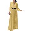 Yekdmxop Tuta Intera Donna Elegante Tute Donna Eleganti Con Schiena Scoperta Completo Donna Con Paillettes Curvy Tailleur Brillantini Vita Alta Cocktail Cerimonia Completo Scollo a V Maniche Lunghe Party