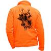 Pets-easy Giacca in pile vennerie - abbigliamento da caccia personalizzato selvaggina, arancione fluo, L