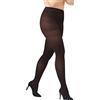 SOLIDEA Collant Donna Curvy 140 Opaque Compressione Graduata 18/21 mmHg; Collant Taglie Forti, Collant Donna, Collant Compressione Graduata (Moka, 48)