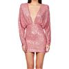 Yekdmxop Abiti Da Donna Vestiti Donna Eleganti Tinta Unita Abiti Brillante Vestitino Elegante Abito Pizzo Damigella Vestito Glitter Capodanno Corti Vestiti Da Sera Matrimonio Natalizio Offerte Lampo Del Giorno