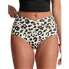 CRZ YOGA Taglio a V Vita Alta Bottom Bikini | Sgambatura Media, Copertura Posteriore Media, Incrociata Davanti, Nuoto, Slip Costume per Donna