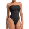 Atbuty Body senza spalline perizoma senza cuciture Sculpt Shapewear controllo della pancia Shaper del corpo con cinghie rimovibili