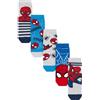 NEXT Ragazzo Confezione da 5 paia di calzini in misto cotone con licenza personaggi Spiderman 19-22
