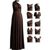 72styles Abito Cerimonia Donna Vestito Elegante Infinity Damigella d'Onore | Multiway Vestiti con Bandeau,Wedding Guest Dress Abiti Lungo