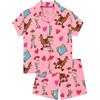 Disney Pigiami Ragazza, Toy Story Pigiama Bambino con Jessie, Woody & Bullseye, Pigiama Cotone Bambina Short Set, 2-8 Anni