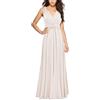 Generico Abito Avvolgente Abiti Lunghi Multiuso Convertibili Abiti per Damigelle Abiti per invitati a Matrimoni per Donne S XL Vestiti Elegante Firmati Abiti Cocktail Donna