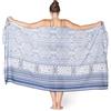 PANASIAM Sarong Indigo Tribal Stripe, 188x100cm