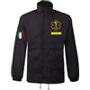 ZENA Giacca Nylon Personalizzabile Zip, Antivento Impermeabile | Assistenza Sanitaria - Pubblica | Soccorritore Infermiere Autista OSS | Made in Italy