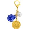 Juanxian Portachiavi con amuleto annuale 2026, ciondolo portafortuna a doppio lato con fiori primaverili, ciondolo a goccia Feng Shui per abbondanza, regalo motivazionale per nuovi inizi, Multicolore