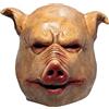 Stylebest Copertura per la Testa di Maiale, Maschera di Halloween Spaventosa in Lattice con Lozione per Costume da Festa Horror, Oggetti di Scena di Cosplay Divertenti per Uomini Donne (Grigio)