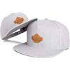 Blackskies Essentials Snapback cap - Set 2 Pezzi Genitori Bambini | Partnerlook Baseball cap Regalo Mini-Me Basecap Pap脿-Figlio & Mamma-Figlia Grigio-Grigio Scuro - 45-49 cm