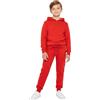 A2Z 4 Kids Bambini Ragazze Ragazzi Unisex Plain - T.S Plain 105 Red 7-8