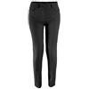 CODICE DONNA Pantalone Donna Casual 7/8 Gamba Stretta Slim Fit con Tasche Made in Italy 0948 Nero 42