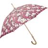 PERLETTI GREEN Ombrello Pioggia Ecosostenibile Tessuto Riciclato Donna Automatico - Manico in Legno Biodegradabile - Ombrello Classico Antivento Ecologico - Diametro 102 cm (Magnolia)
